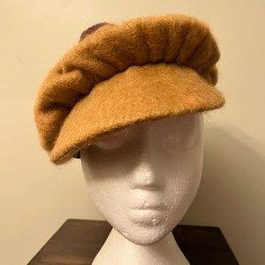 Vintage Camel-coloured Mohair Cap